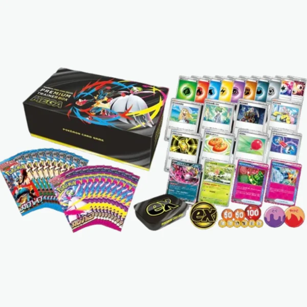 premium trainer box mega pokémon japonais 20 booster
