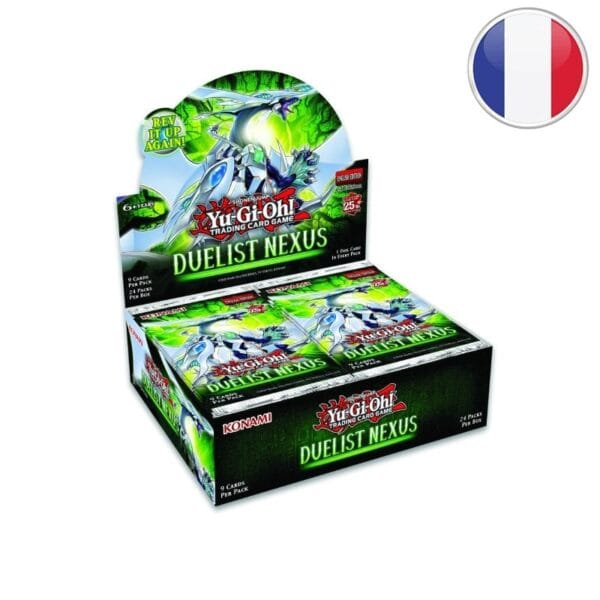 Boite de 24 Boosters Yu-Gi-Oh - Duelist Nexus - JM Cards Boite de 24 Boosters Yu-Gi-Oh! - Duelist Nexus