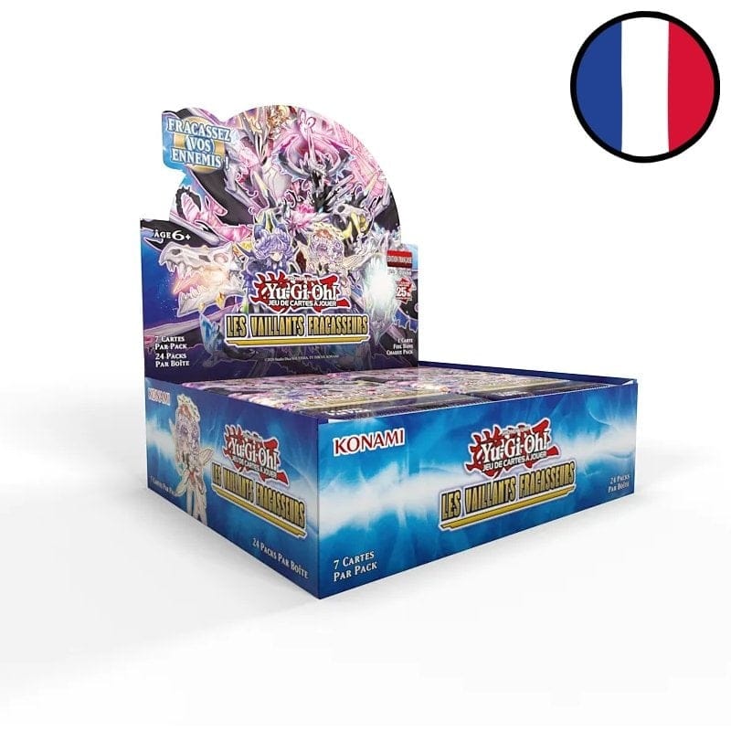 Boite de 24 Boosters Yu-Gi-Oh - Les Vaillants Fracasseurs - JM Cards Boite de 24 Boosters Yu-Gi-Oh! - Les Vaillants Fracasseurs