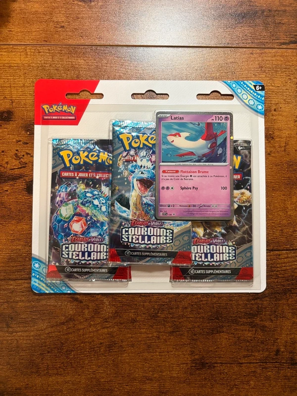 tripack couronne stellaire écarlate et violet - JM Cards tripack couronne stellaire écarlate et violet