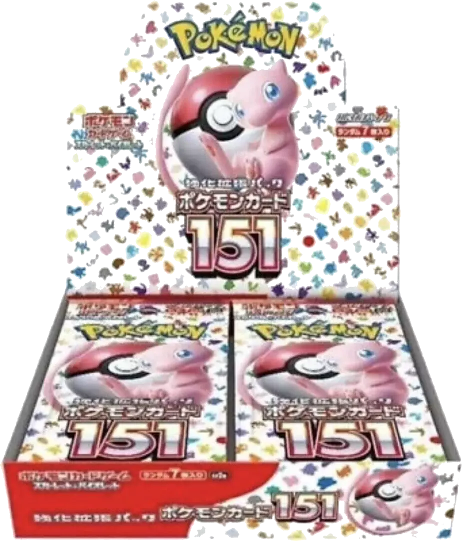 Display de 20 Boosters SV2A Pokémon 151 - JP Version Japonaise - JM Cards Display de 20 Boosters SV2A Pokémon 151 - JP Version Japonaise