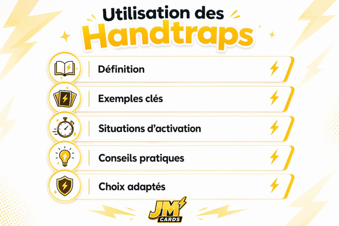 Tout ce qu’il faut savoir sur les handtraps Yu-Gi-Oh : guide pratique et astuces en infographie