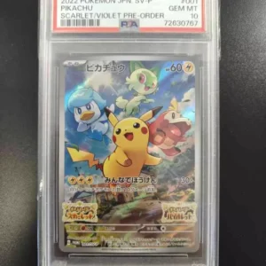 Carte gradée - Pokémon - Pikachu 001SV-P PSA 10