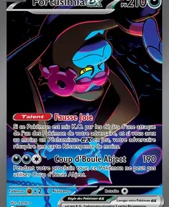Pokémon EX card: blue bird in a dark cloak, 190 HP, with ability and attack text at the bottom.