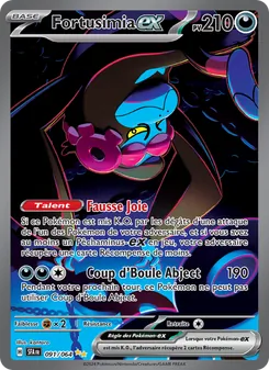 Pokémon EX card: blue bird in a dark cloak, 190 HP, with ability and attack text at the bottom.