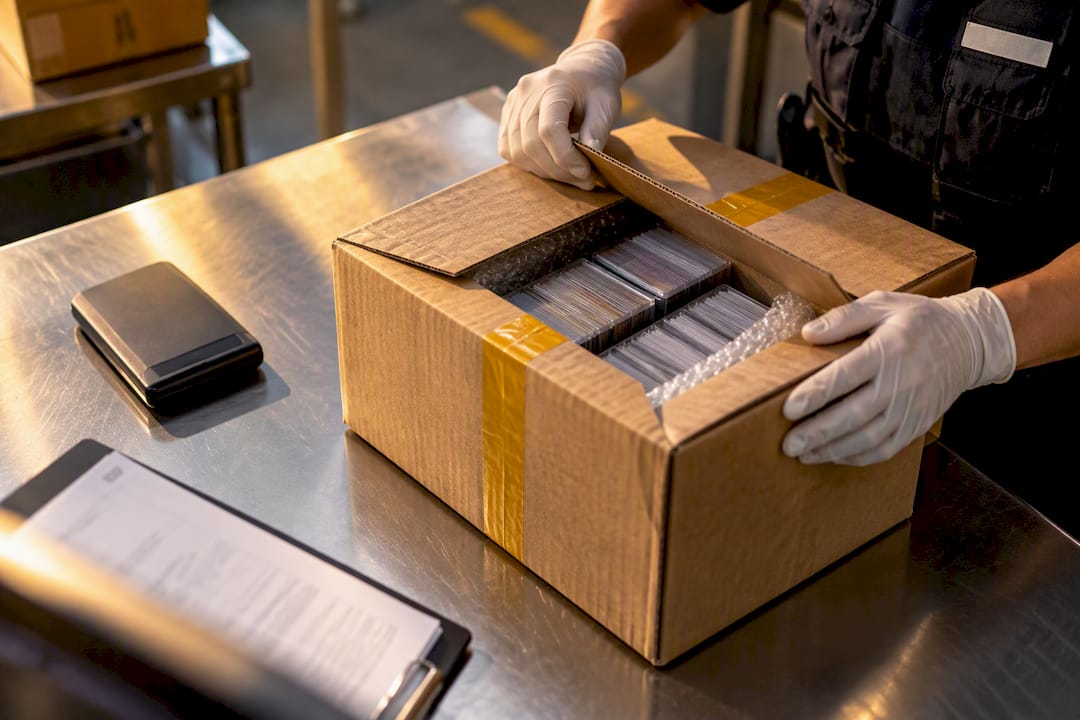 Colis de cartes japonaises retenu en douane