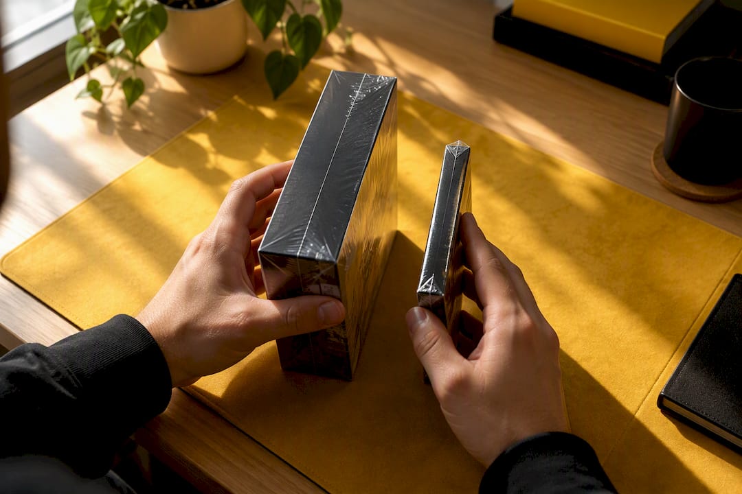 Comparaison entre deux types de coffrets scellés