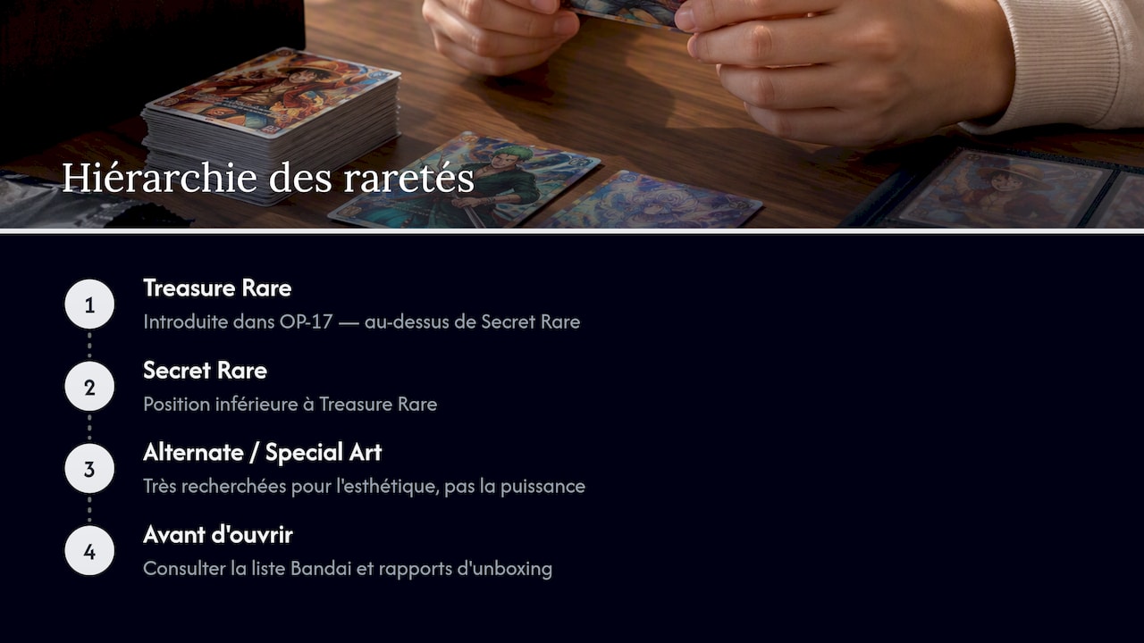 Comprendre les raretés qui font grimper la valeur d'un coffret — overview diagram