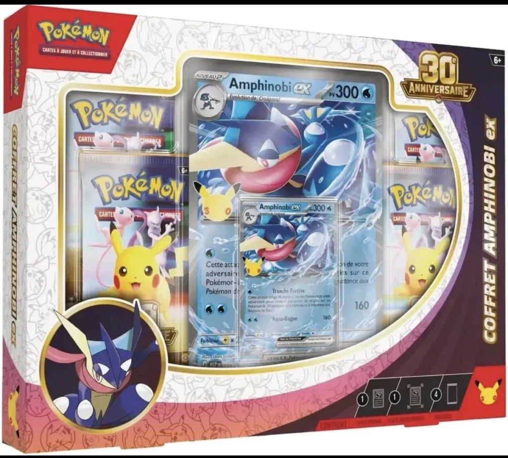 Coffret Amphinobi EX 30 Ans 30th Celebration 30e Anniversaire TCG JM Cards Coffret Amphinobi EX 30 Ans 30th Celebration 30e Anniversaire TCG
